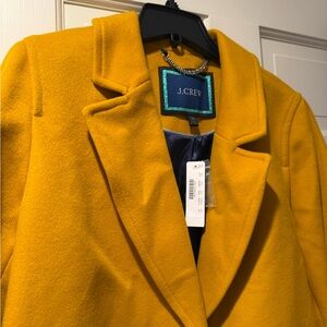 Mustard J.Crew Coat NWT